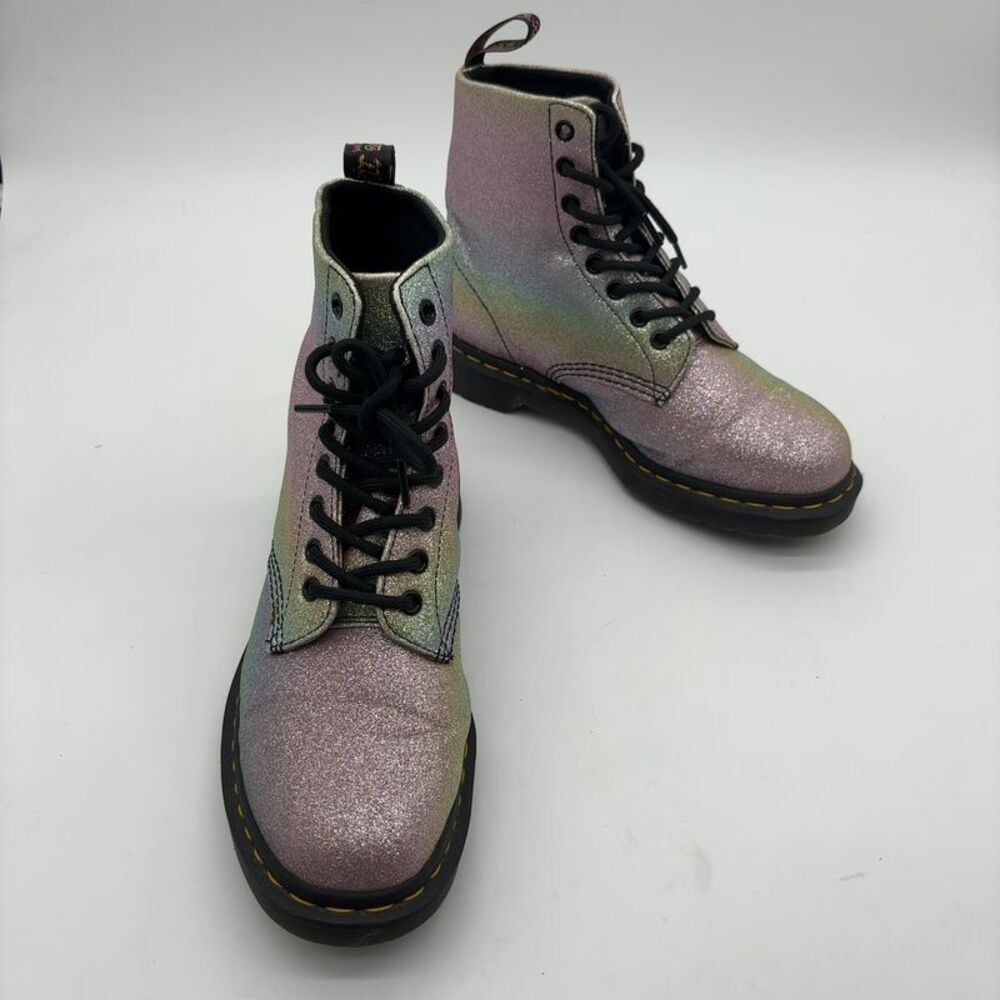 Dr. Martens Pascal Glitter Rainbow Boots